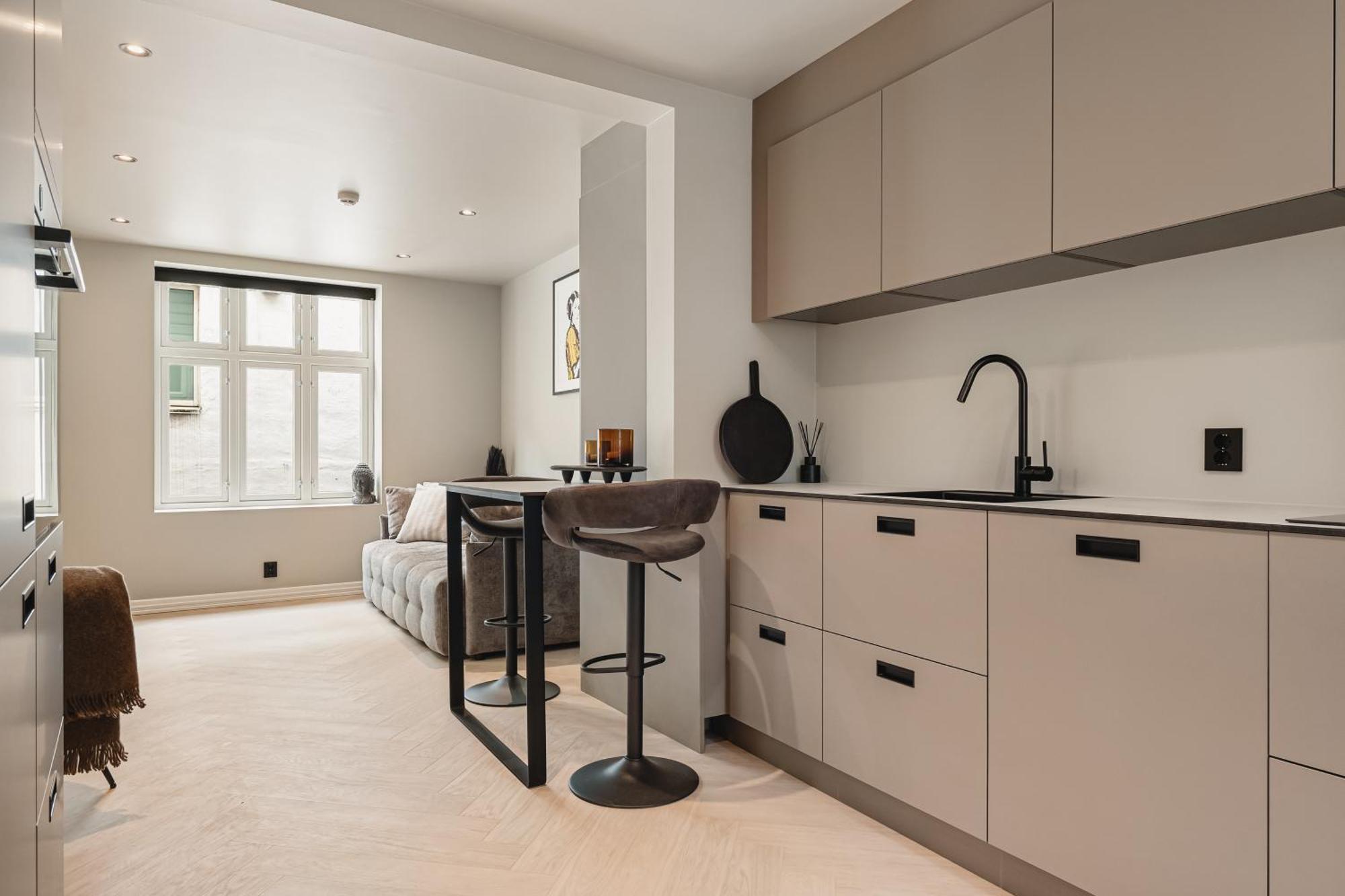 Bryggen // Floyen Living Apartment Bergen Bagian luar foto