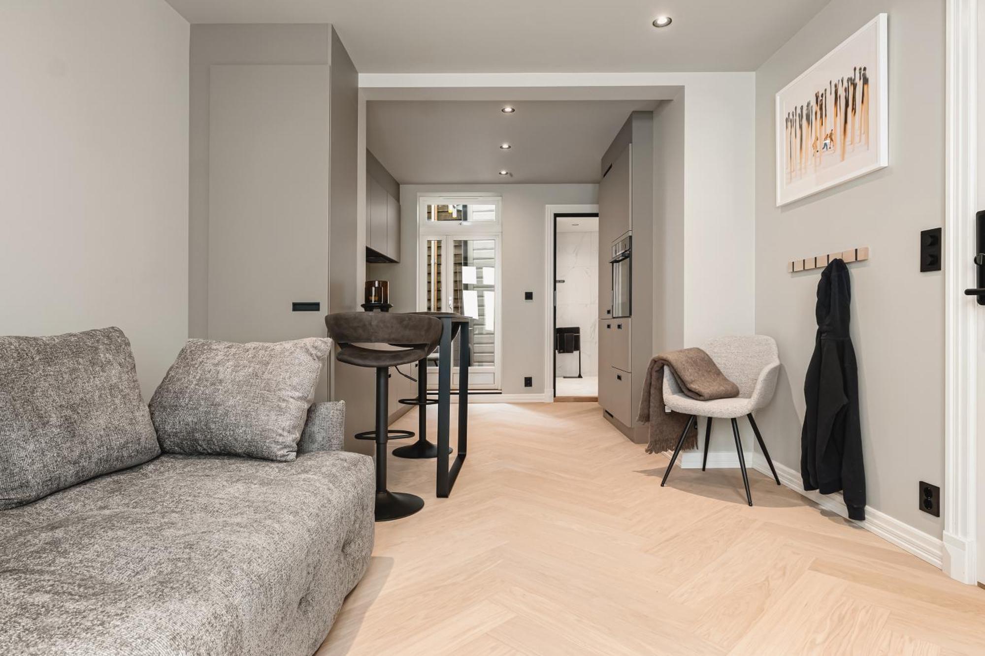 Bryggen // Floyen Living Apartment Bergen Bagian luar foto